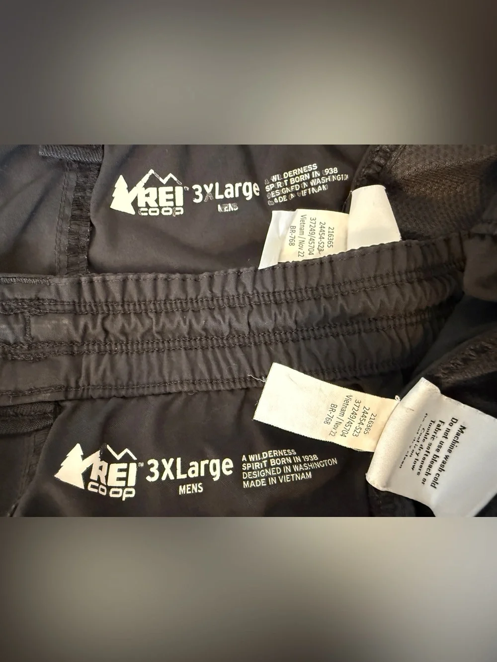 Men's REI Co-op Pants Lot 3XLarge Tall Trailmade Activator Softshell 6pc